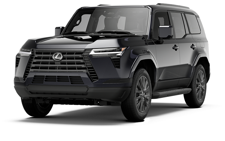 Lexus GX 550 Premium shown in Caviar exterior color.