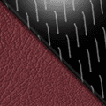 Rioja Red NuLuxe and Stippled Black trim