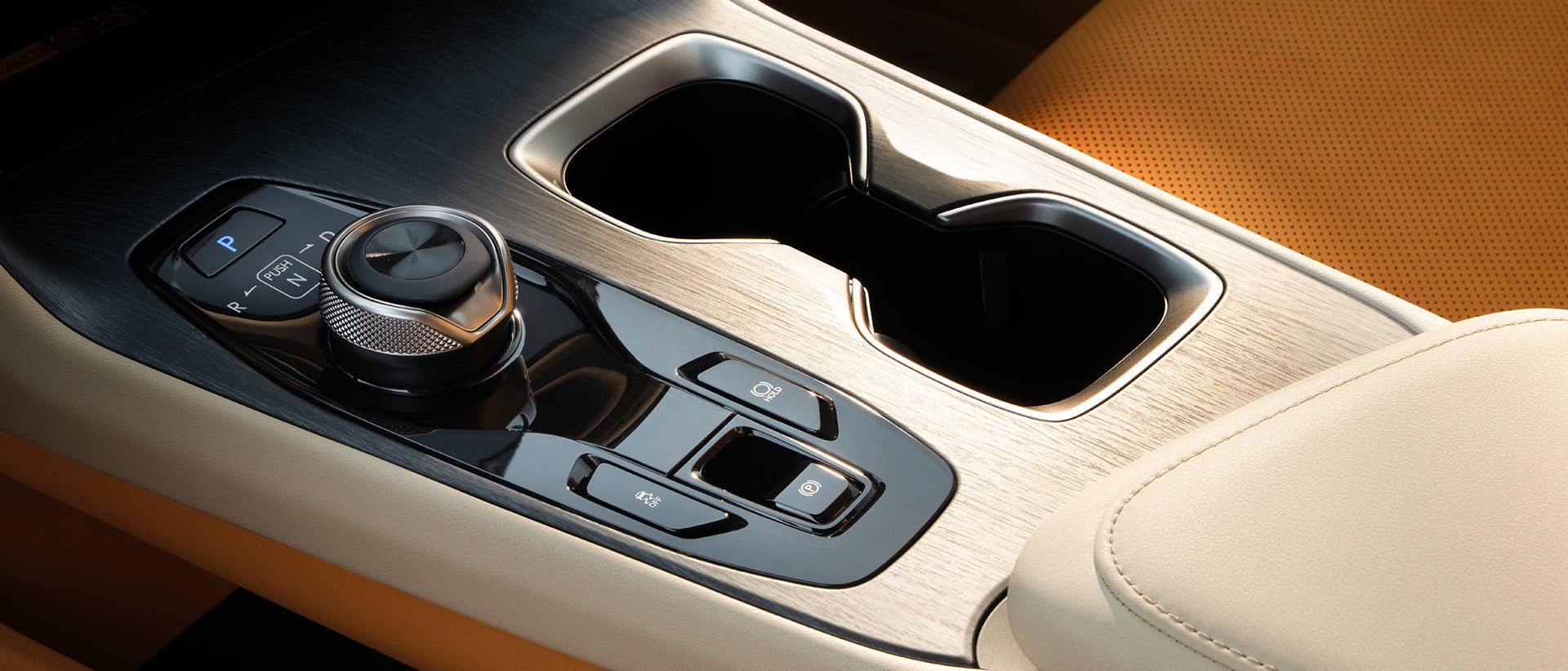 Detail of center console.