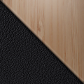 Black semi-aniline leather and Bamboo Layering trim (Luxury)