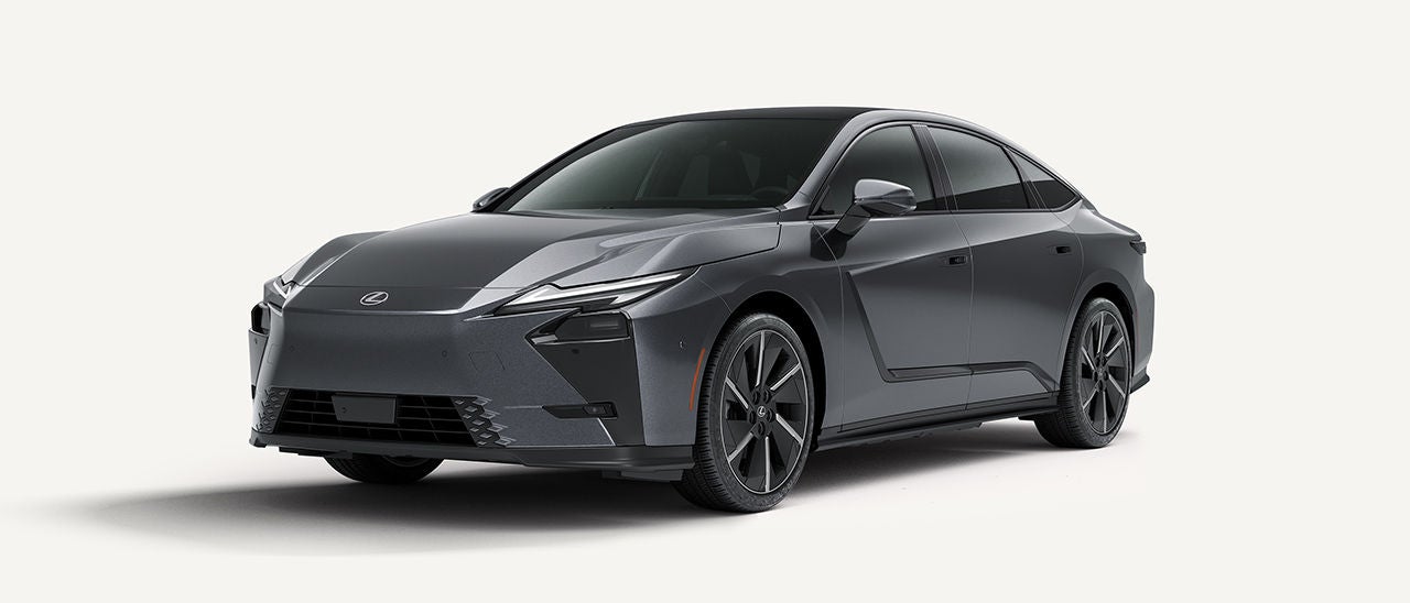 ES 500e EV shown in Caviar exterior color.