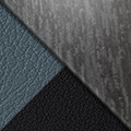 Thunderstorm and Black NuLuxe and Charcoal trim