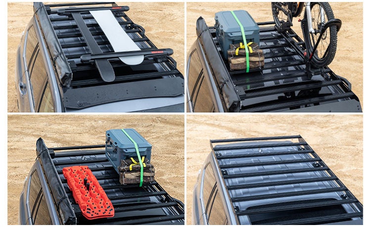 Accessory roof rack by Prinsu and CBI Offroad.