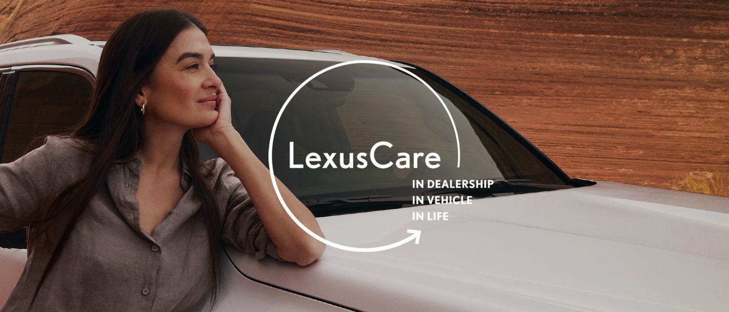Image conveying the reassuring feeling provided by LexusCare.