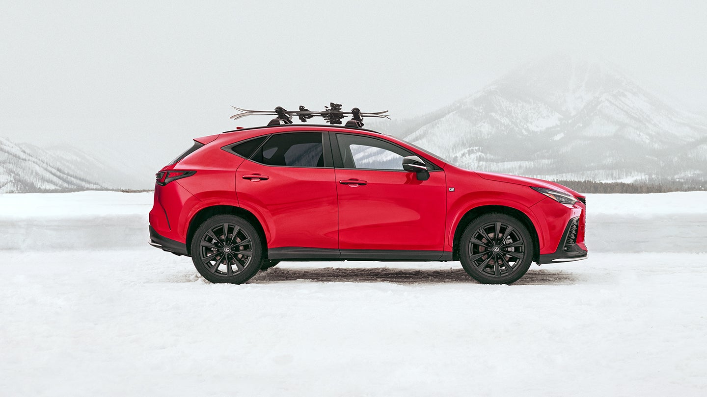 NX F SPORT AWD shown in Infrared exterior color.