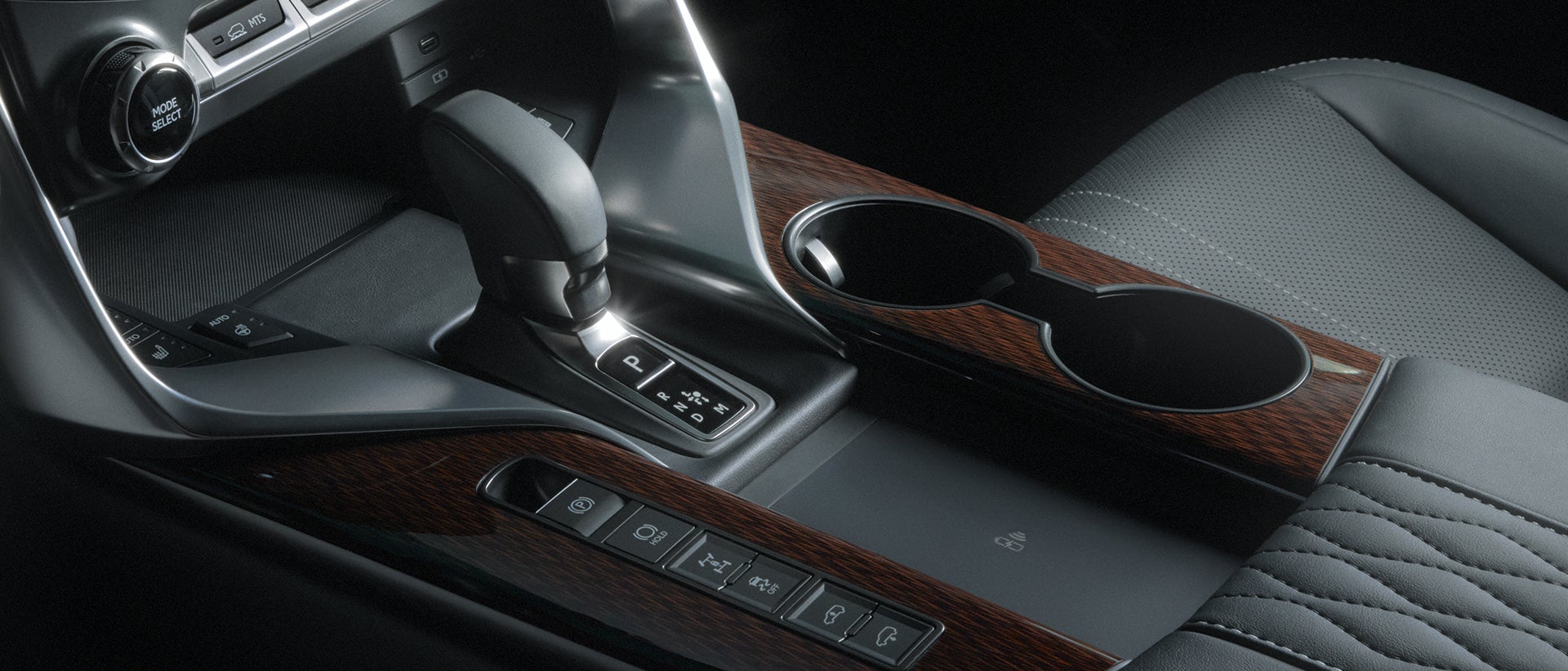LX 700 Hybrid interior shown with Black semi-aniline leather and Takanoha wood trim.