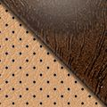 Palomino semi-aniline leather and Brown Open-Pore Wood trim