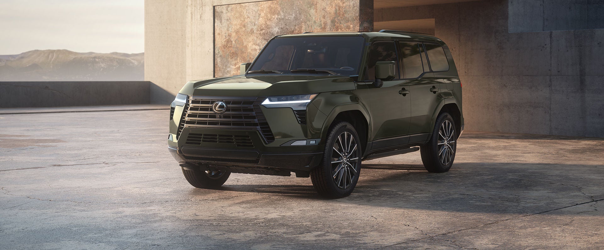 Lexus GX 550 Luxury shown in Nori Green Pearl
